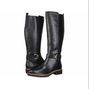 Tommy Hilfiger Women’s Frankly Equestrian Black Boots- Size 7.5